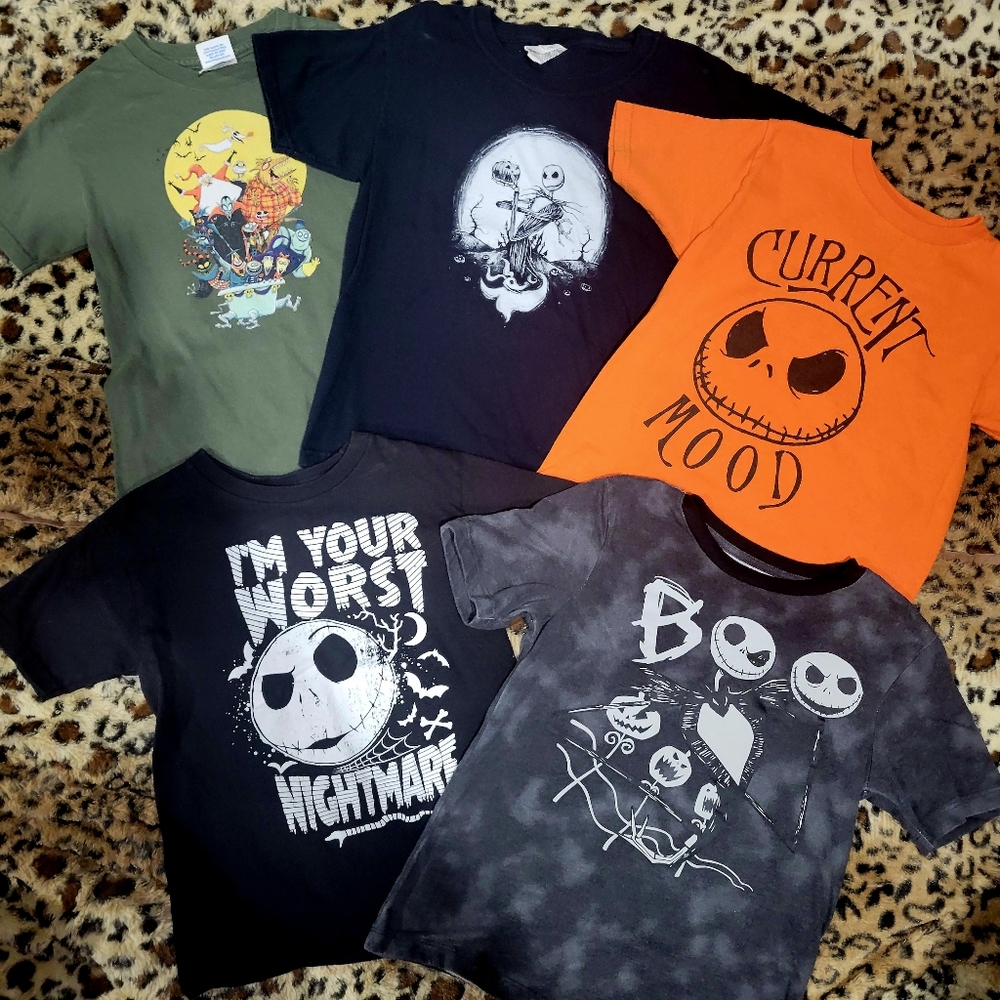 Boys size 6/7 Nightmare Before Christmas tshirts